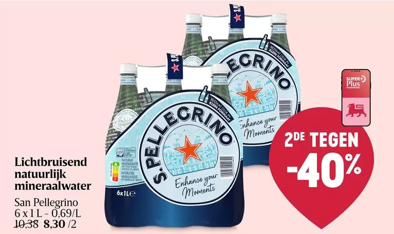 Lichtbruisend mineraalwater