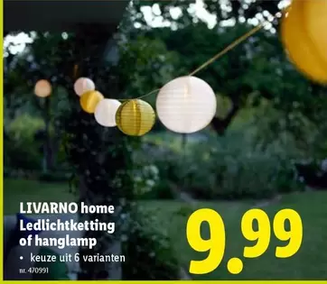 Ledlichtketting of hanglamp