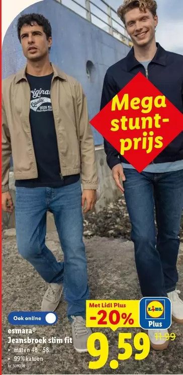 Mega - Jeansbroek slim fit