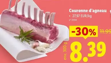 Couronne d'agneau