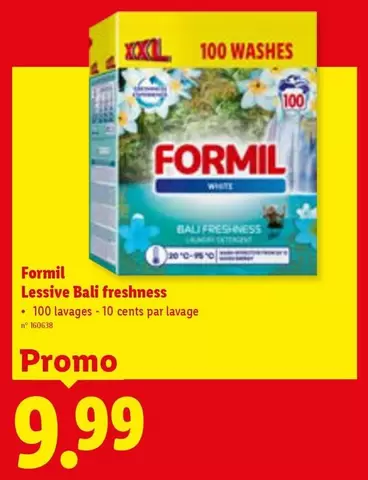 White - Formil  Laundry Detergent