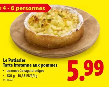 Tarte bretonne aux pommes
