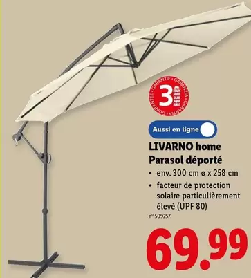 De - Parasol déporté
