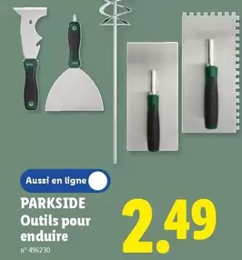 Outils pour enduire n
496230