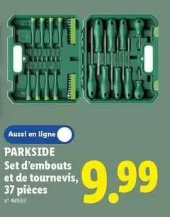 De - Set d'embouts et de tournevis, 37 pièces