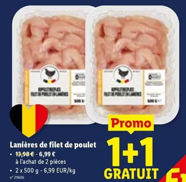 De - Lanières de filet de poulet