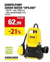Karcher - DOMPELPOMP ZUIVER WATER "SP9.000"