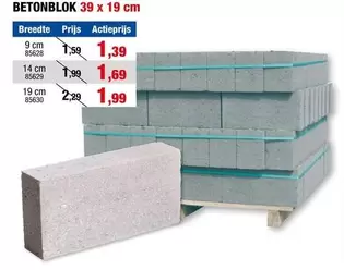 BETONBLOK 39 x 19 cm