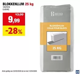 Be - BLOKKENLIJM 25 kg