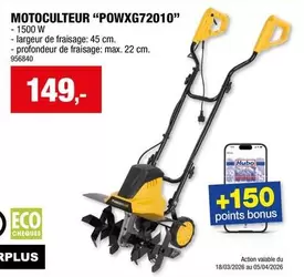 De - MOTOCULTEUR "POWXG72010"
