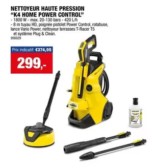 Karcher - NETTOYEUR HAUTE PRESSION "K4 HOME POWER CONTROL"