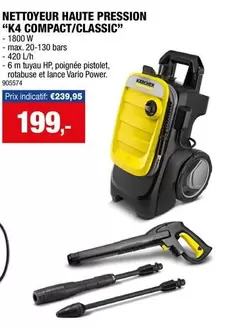 Karcher - NETTOYEUR HAUTE PRESSION "K4 COMPACT/CLASSIC"