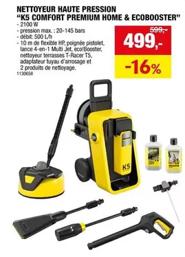 Karcher - NETTOYEUR HAUTE PRESSION "K5 COMFORT PREMIUM HOME & ECOBOOSTER"