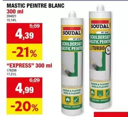 Express - MASTIC PEINTRE BLANC 300 ml