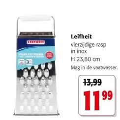 De - Vierzijdige Rasp