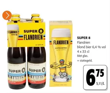 Super 8 Flandrien blond bier