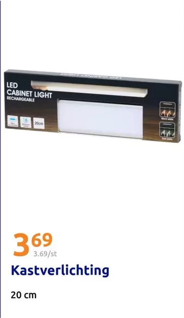 White - LED Cabinet Light Rechargeable