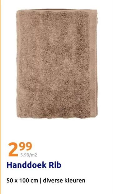 Handdoek Rib
