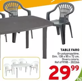 TABLE FARO
