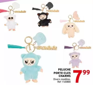 PELUCHE PORTE-CLES CHARMS