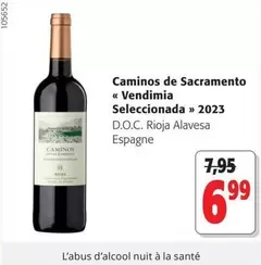 De - Caminos de Sacramento «Vendimia Seleccionada» 2023