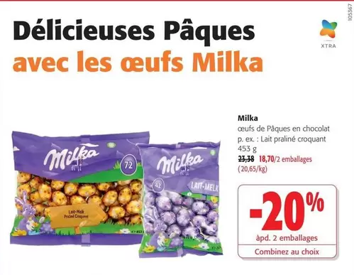 De - oeufs de Pâques en chocolat