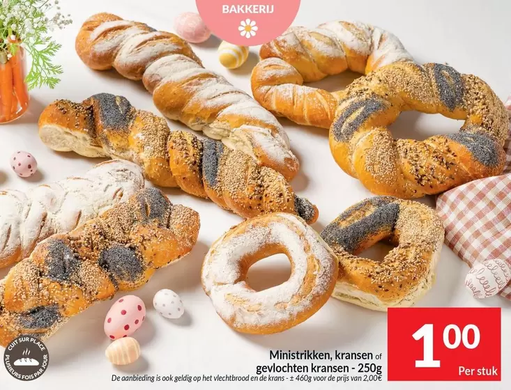 De - Ministrikken, kransen of gevlochten kransen