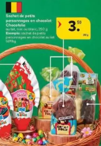 De - Sachet de petits personnages en chocolat