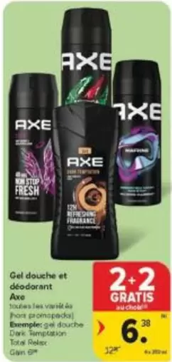 Dark - Gel douche et déodorant