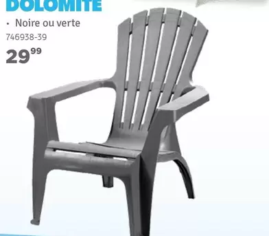 DOLOMITE - Noire ou verte 746938-39