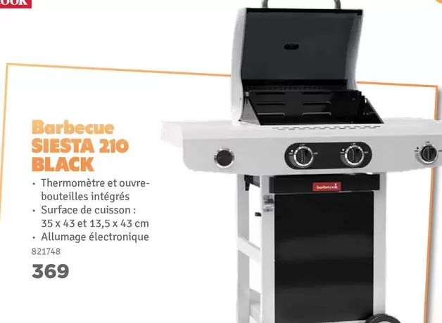 Black - Barbecue SIÊSTA 210 BLACK