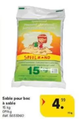 Sable pour bac à sable