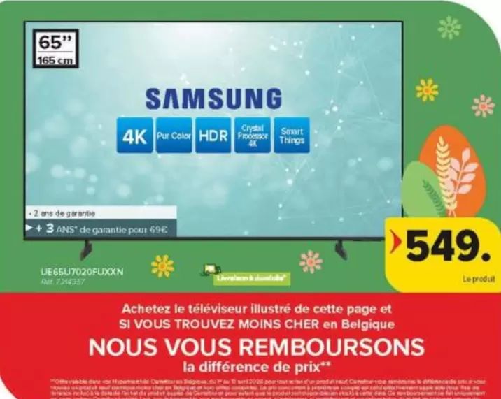 De - Smart TV 65" 165 cm