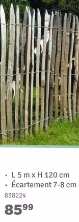 Wooden fence