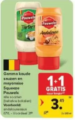 koude sauzen en mayonaise Squeeze