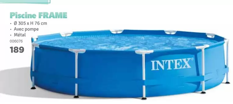 Intex - Piscine FRAME