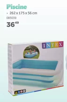 Intex - Piscine 262 x 175 x 56 cm 085039