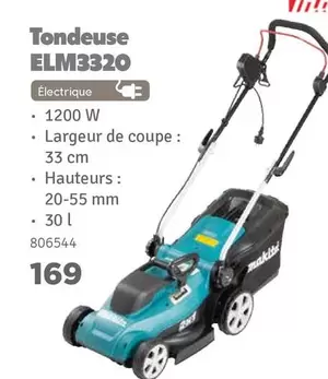 De - Tondeuse ELM3320