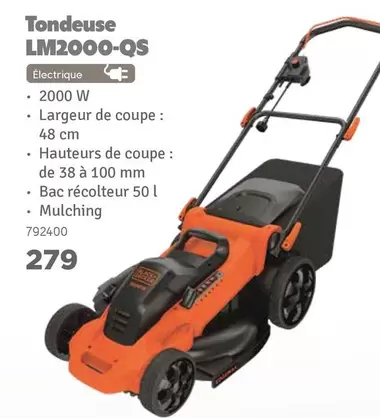 De - Tondeuse LM2000-QS