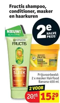 Fructis shampoo, conditioner, masker en haarkuren