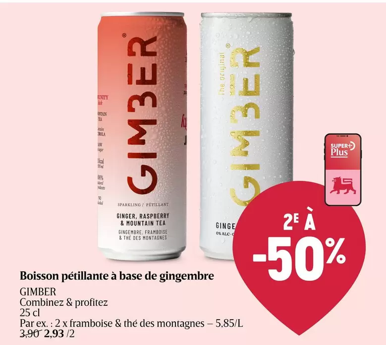 De - Boisson pétillante à base de gingembre