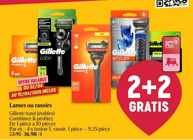 De - Lames ou rasoirs