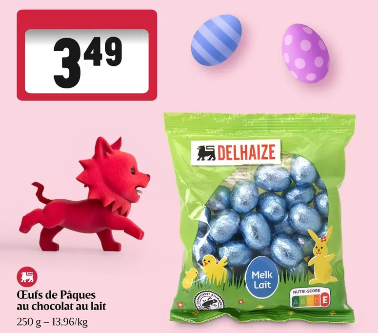 De - Oeufs de Pâques au chocolat au lait