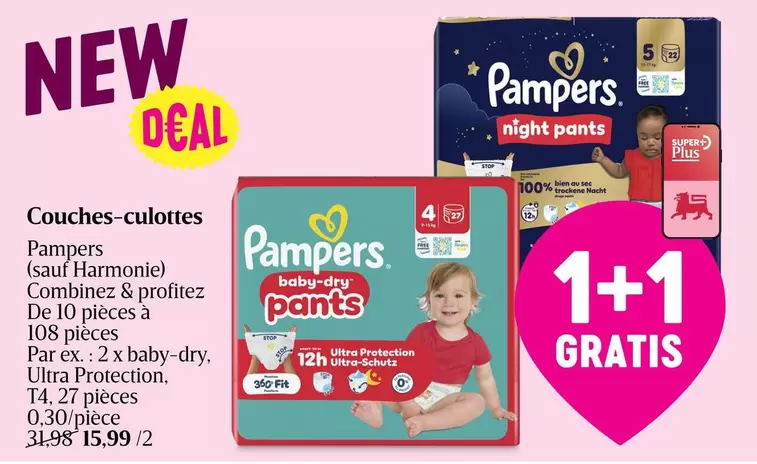 Pampers - Couches-culottes