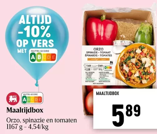 Orzo, spinazie en tomaten