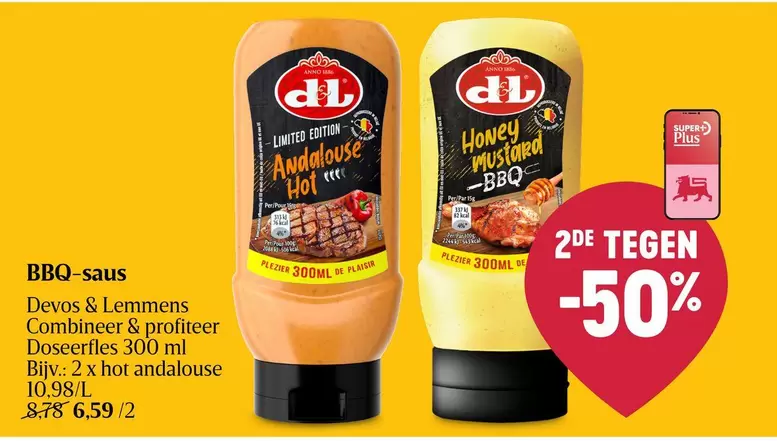 Bbq - BBQ-saus Andalouse Hot & Honey Mustard