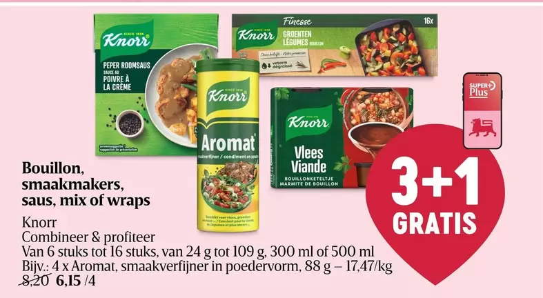De - Bouillon, smaakmakers, saus, mix of wraps
