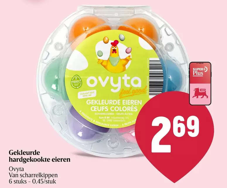 Euro - Gekleurde hardgekookte eieren