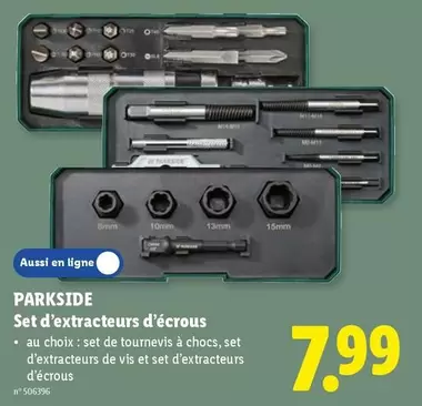 De - Set d'extracteurs d'écrous