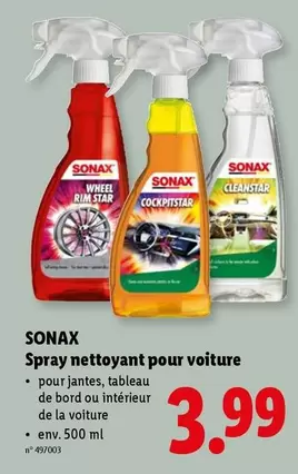 De - Spray nettoyant pour voiture